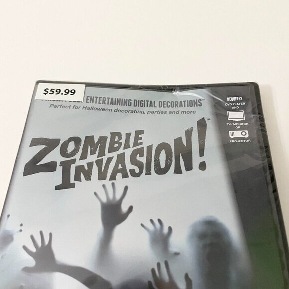 Zombie Invasion DVD AtmosFear FX Halloween Damaged Case - Picture 3 of 16